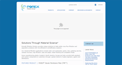 Desktop Screenshot of porexfiltration.com