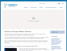Tablet Screenshot of porexfiltration.com